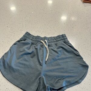 Vuori Women's Athletic Shorts in Blue